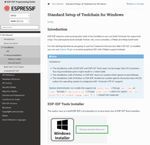 ESP-IDF Installation unter Windows 10/11 – vollständige Schritt-für-Schritt Anleitung grafik