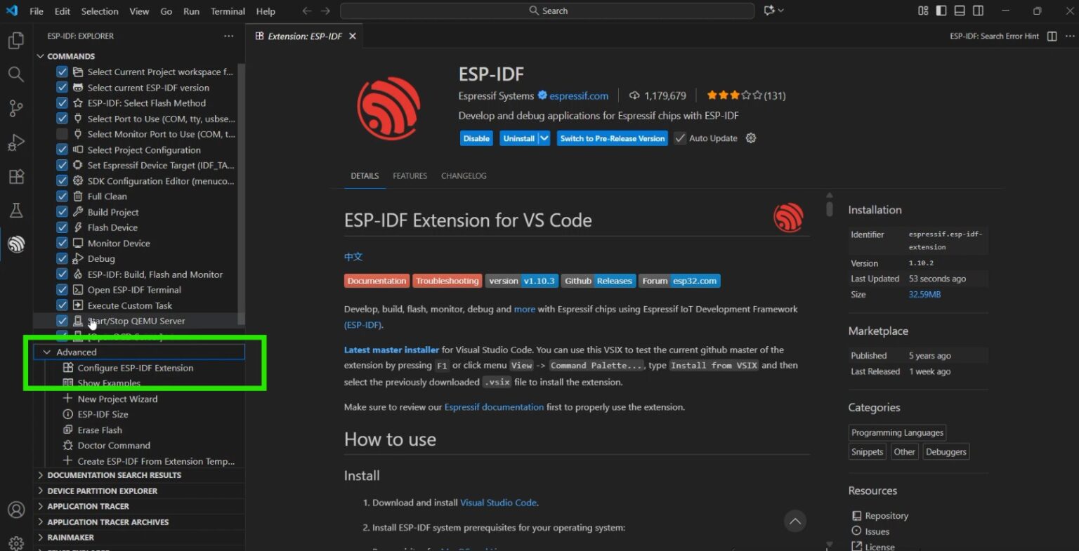 ESP-IDF in Visual Studio Code einrichten – vollständige VS Code ...