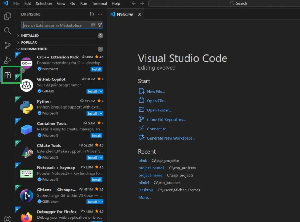 ESP-IDF in Visual Studio Code einrichten – vollständige VS Code ...